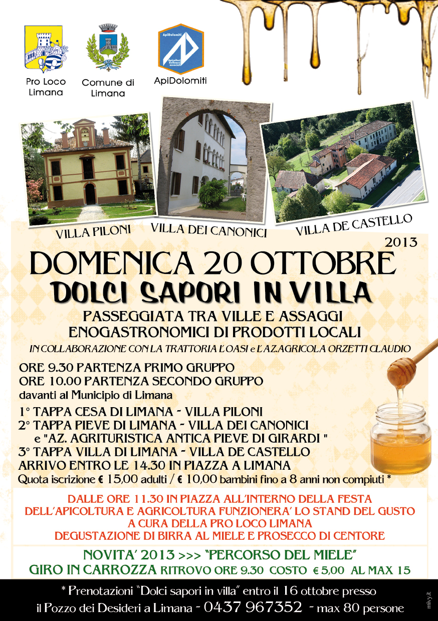 Dolci Sapori in Villa - Limana2013